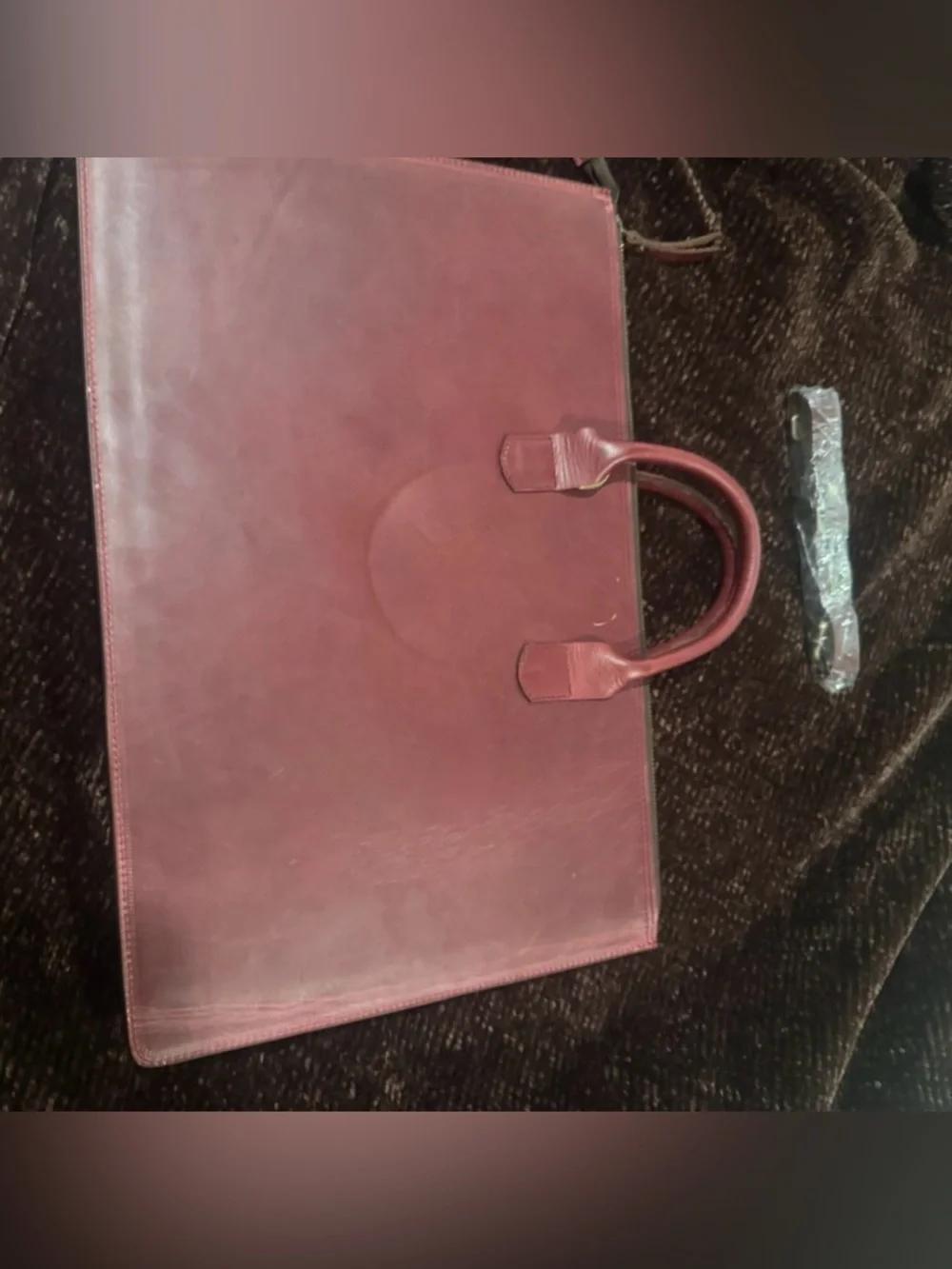 Leather Laptop Briefcase, MacBook
